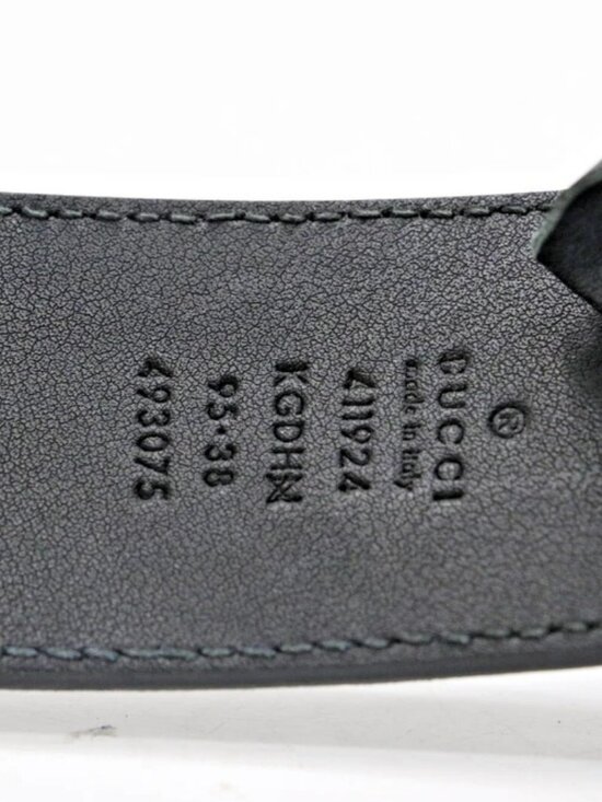 GUCCI GG Supreme with Interlocking G buckle Black Belt Size 95/38